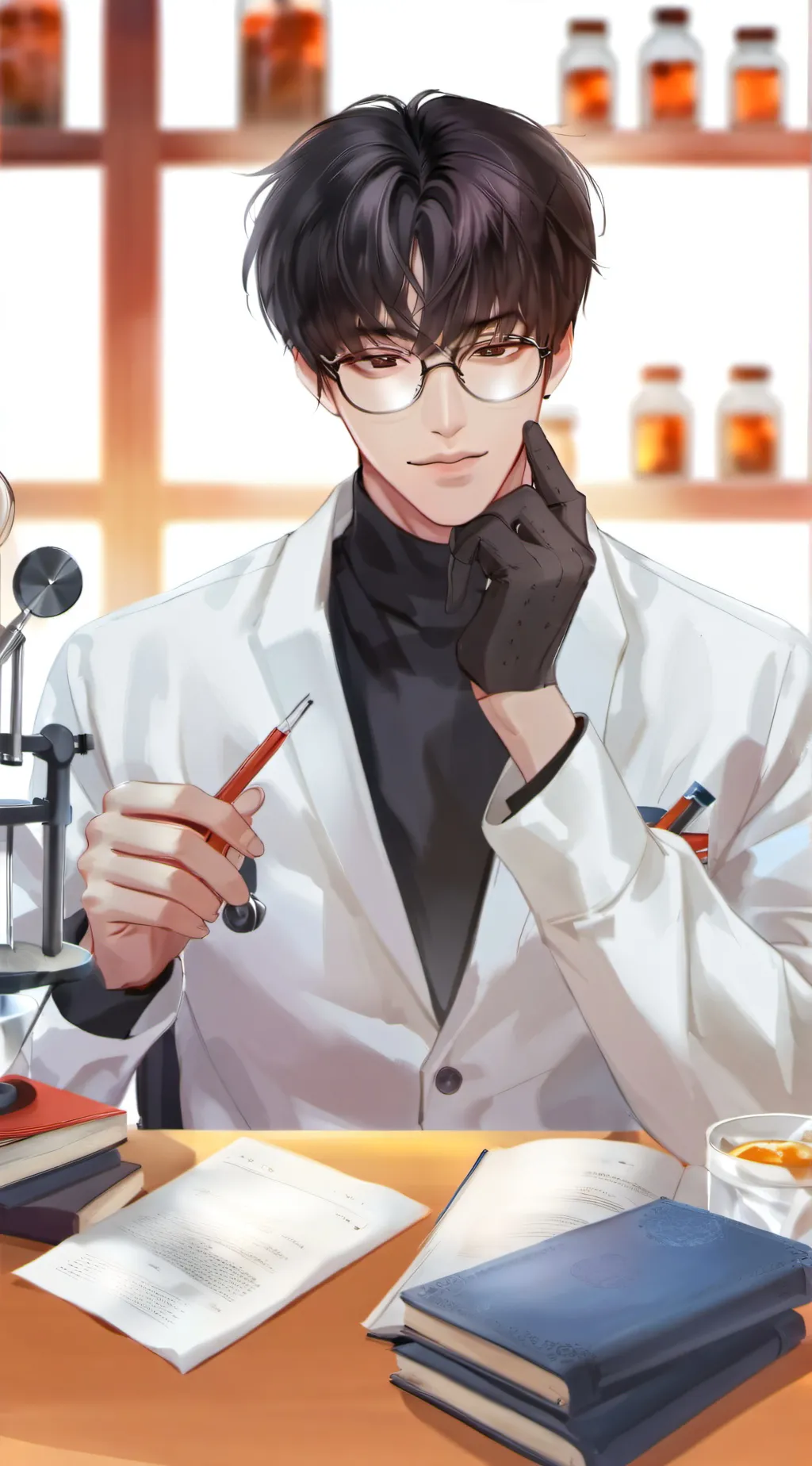 ai character: Lucien background