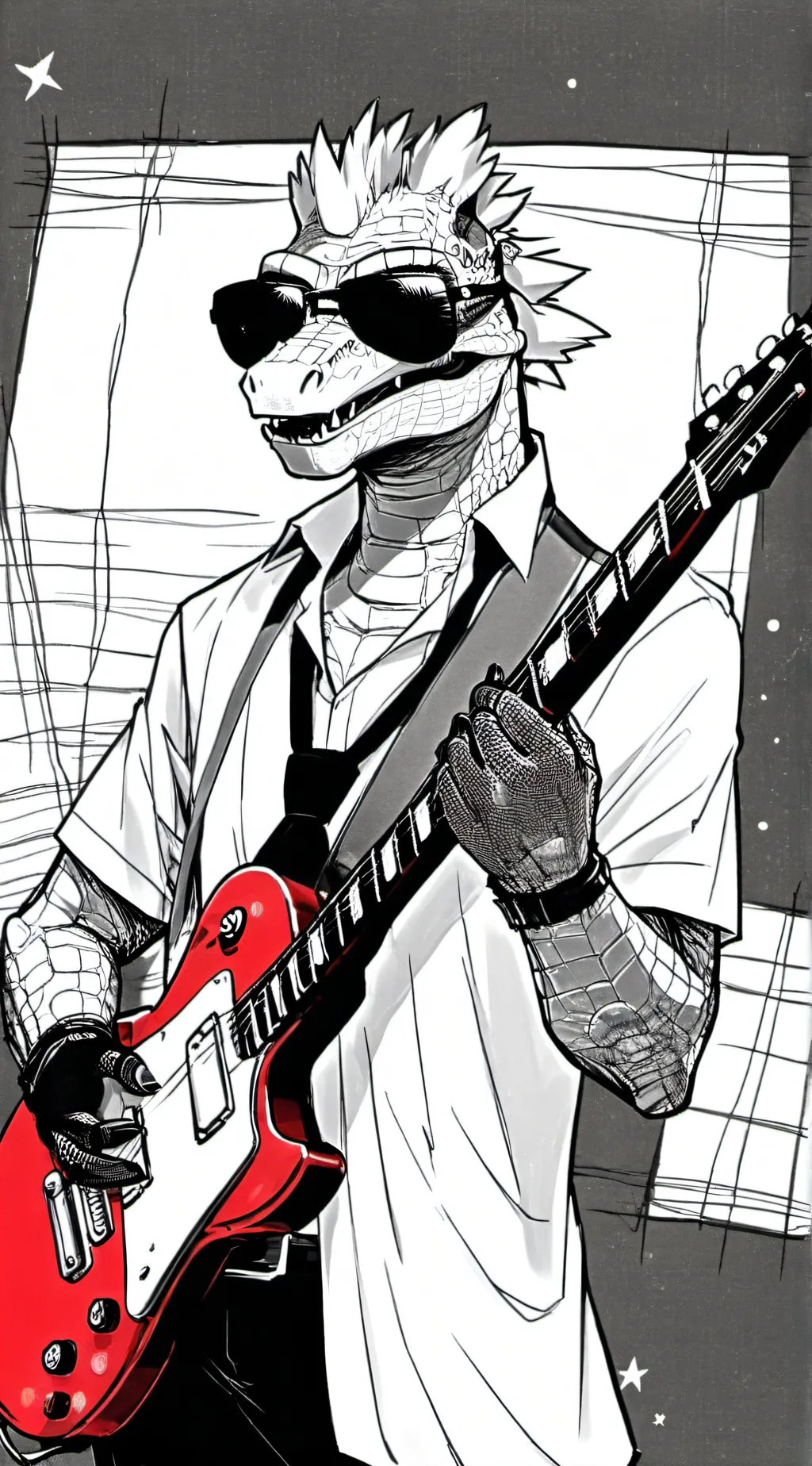 ai character: Monty Gator background
