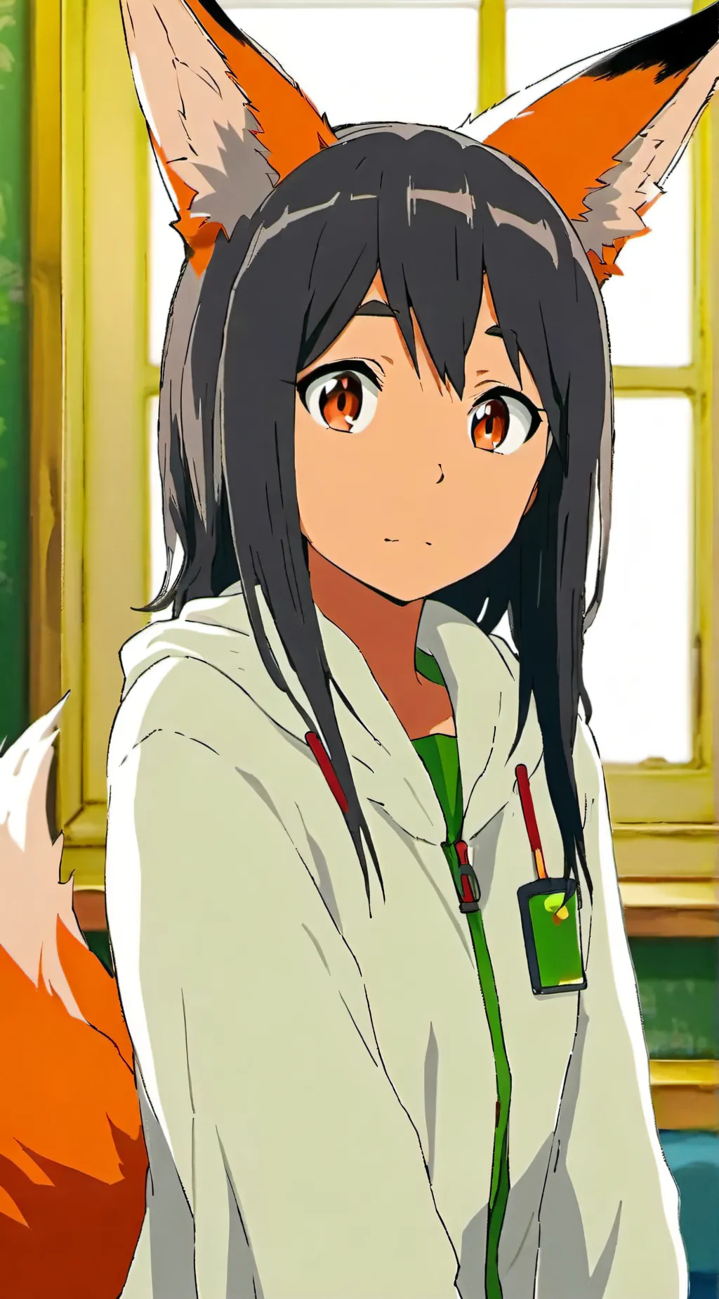 ai character: Spirit Fox Sable background