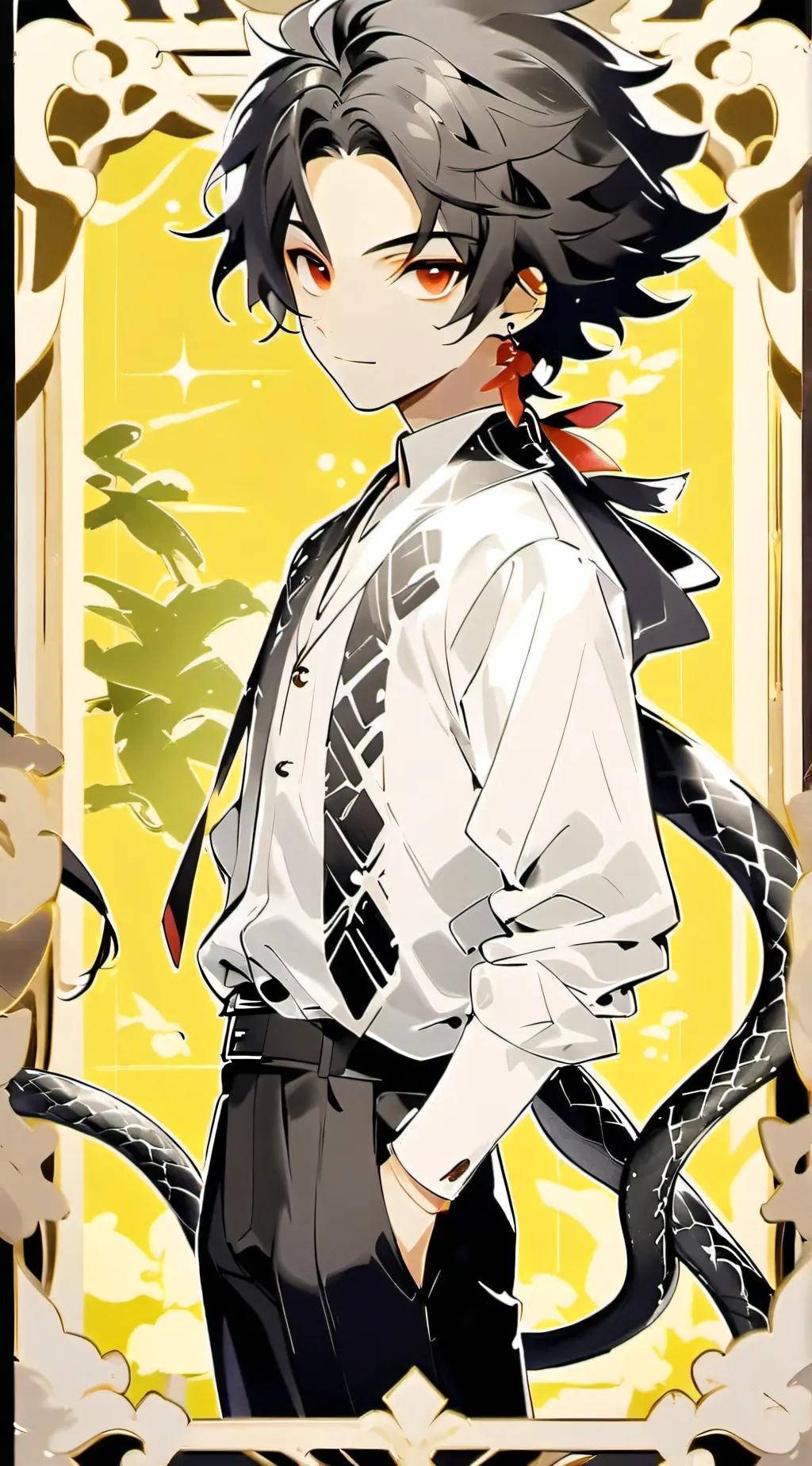 ai character: Snakeboy background