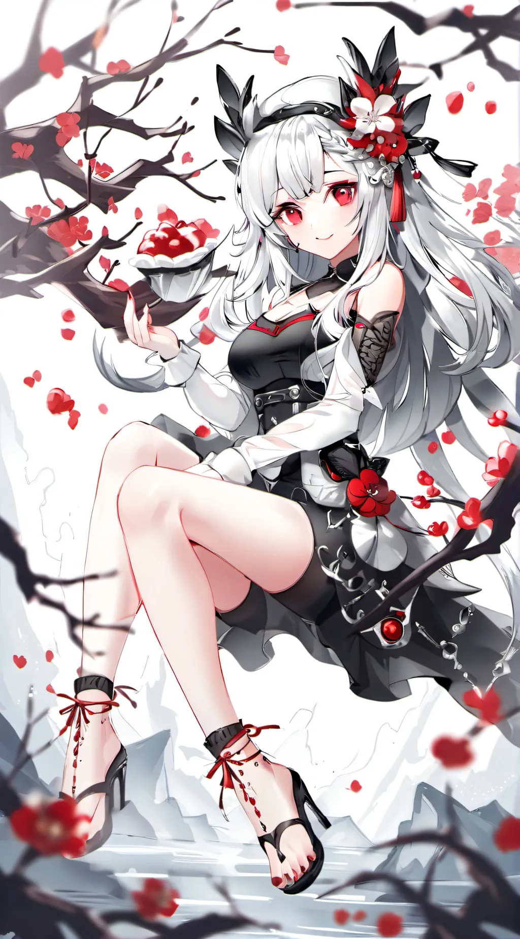 ai character: Ashley  background