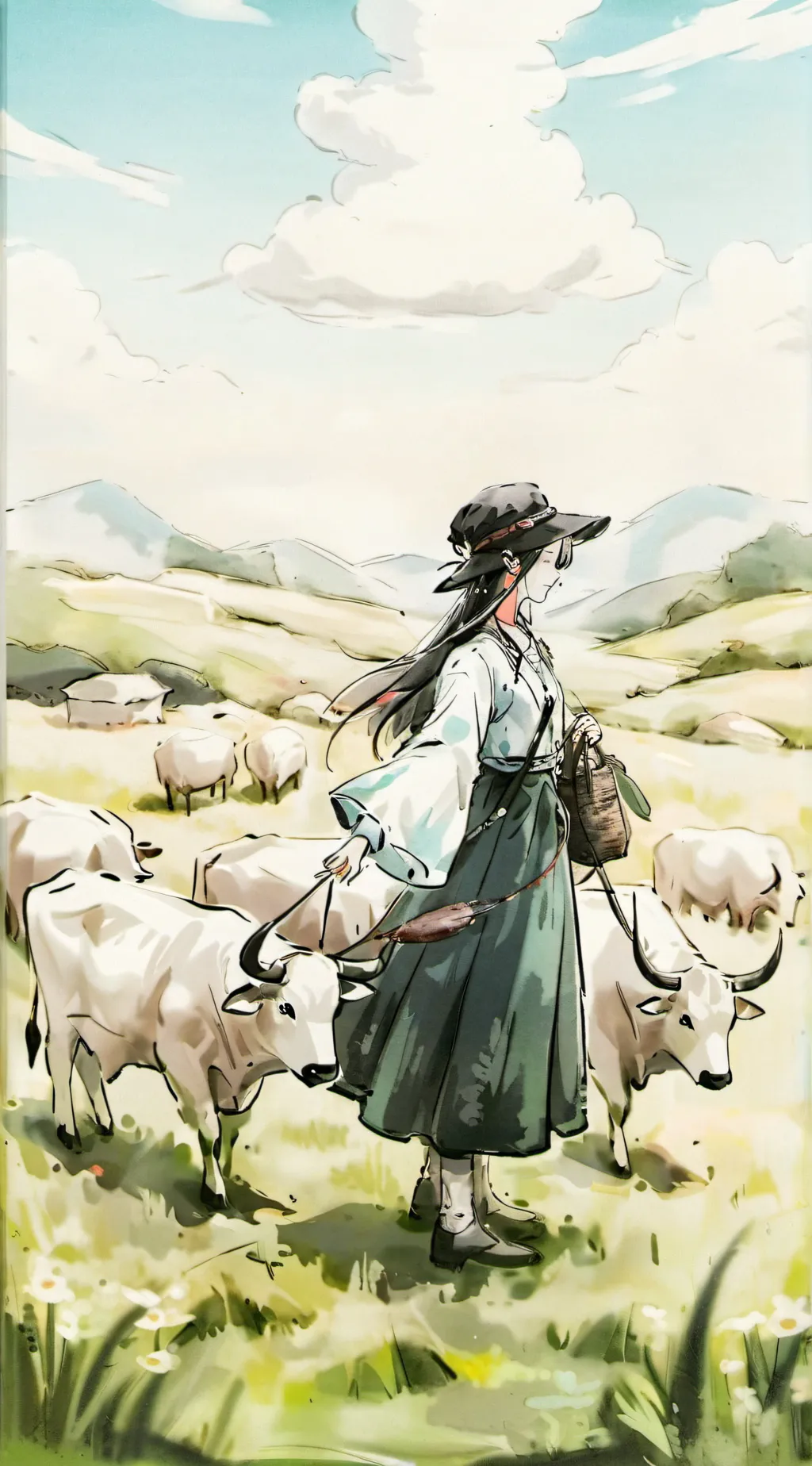 ai character: Gerda background