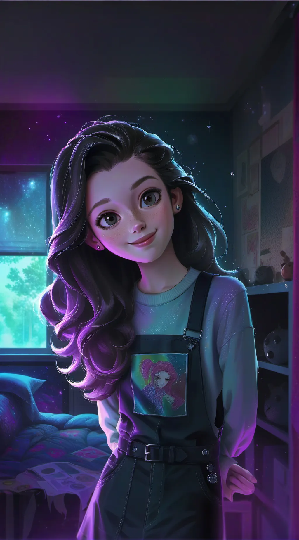 ai character: Maya  background