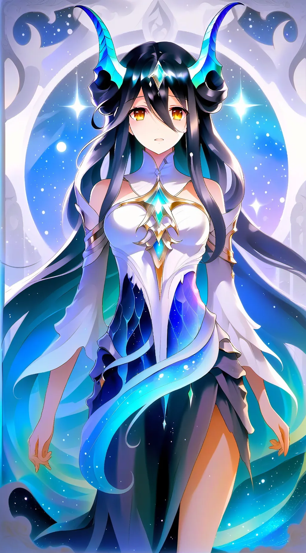 ai character: Albedo Blur background