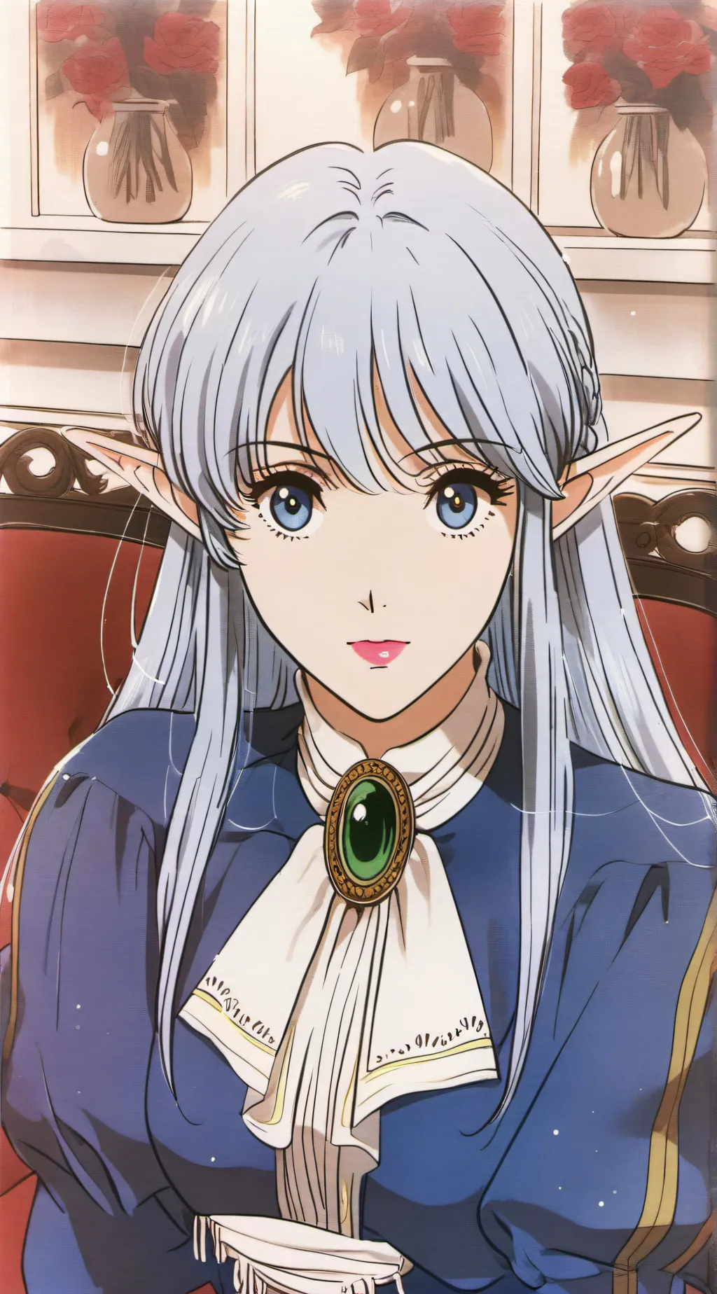 ai character: Sapphire  background