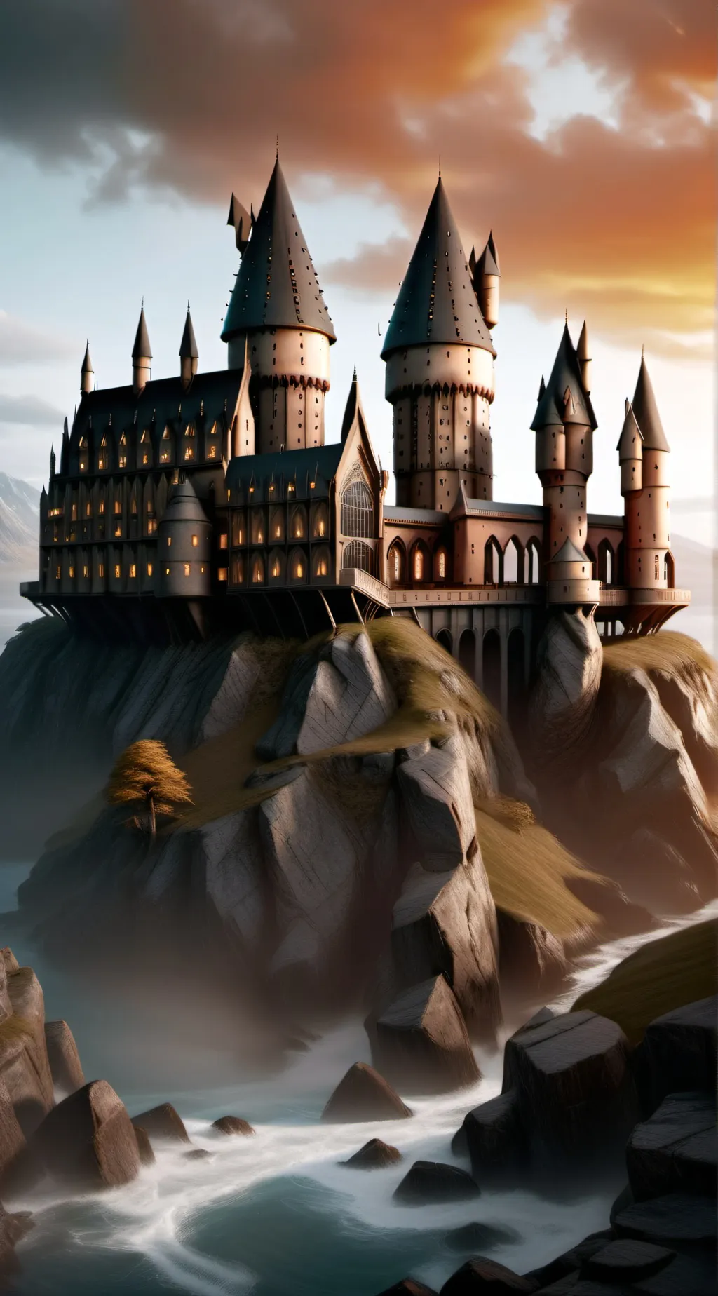 ai character: Hogwarts baby 2 background