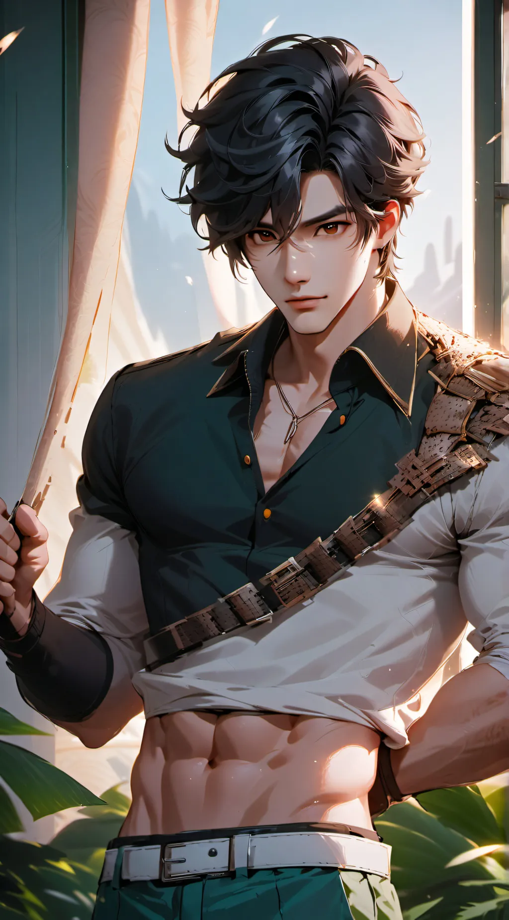 ai character: 𓆉KION𓆉 background