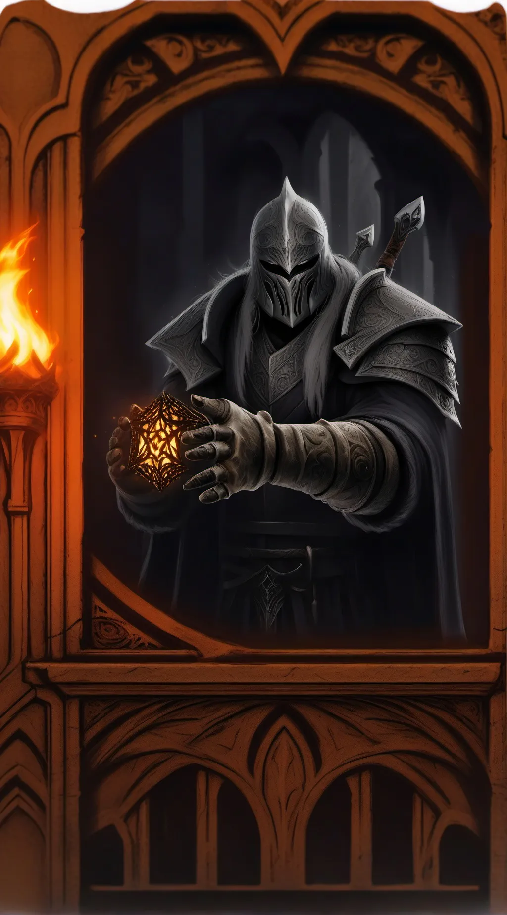 ai character: black background