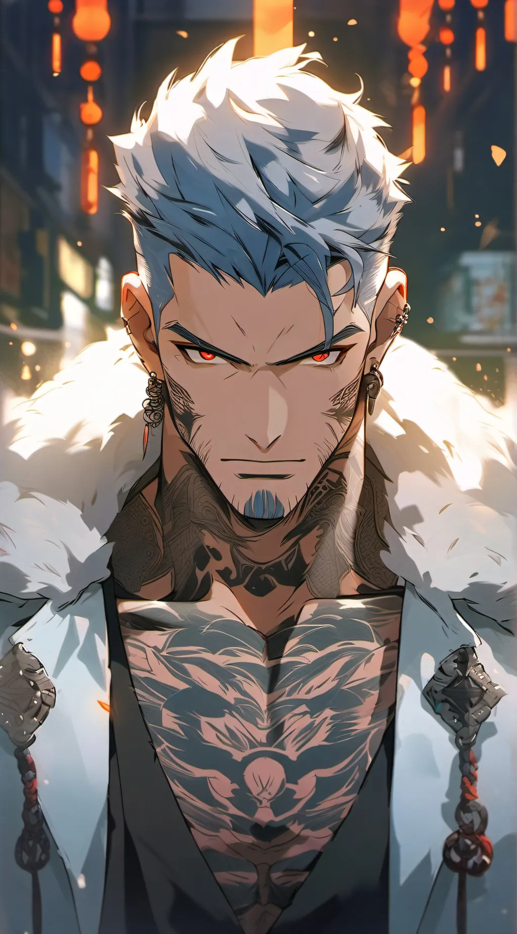 ai character: Ren  background