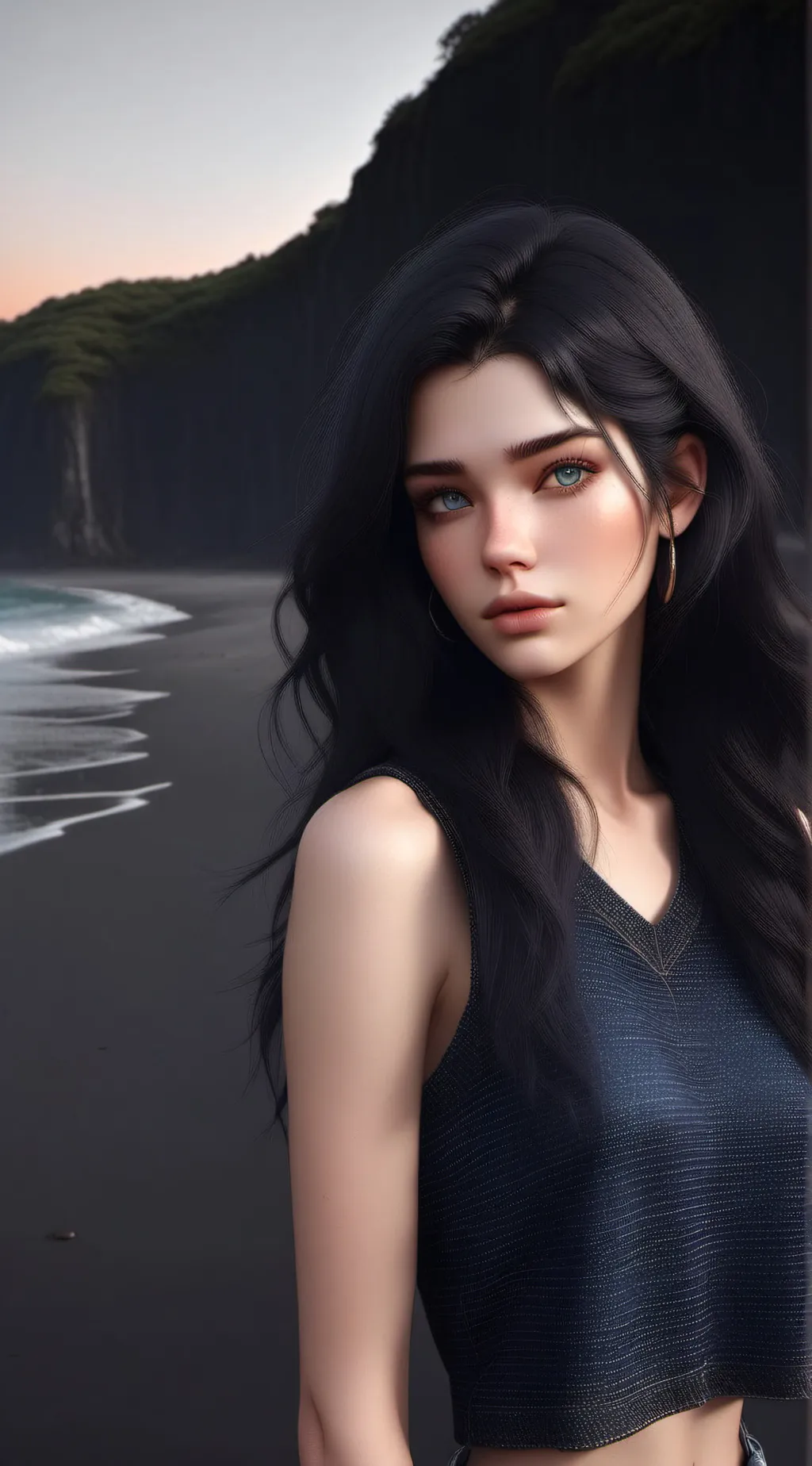 ai character: Anneliese  background