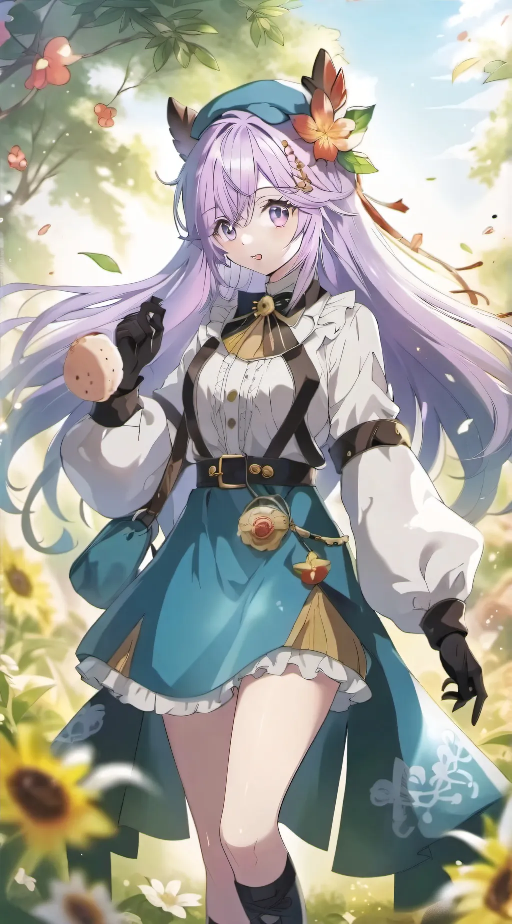 ai character: Luna background