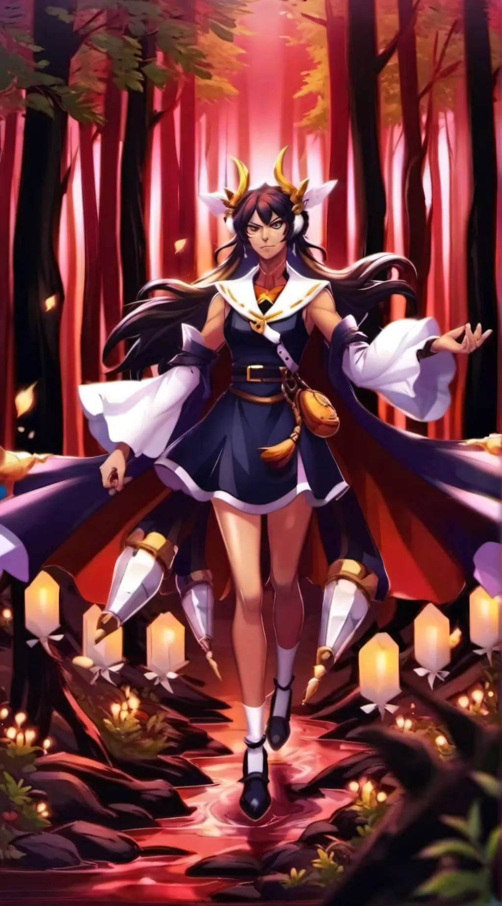 ai character: Aphmau shin sonic  background