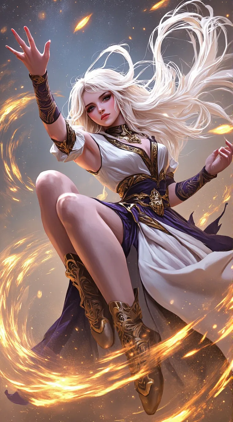 ai character: Queen power background