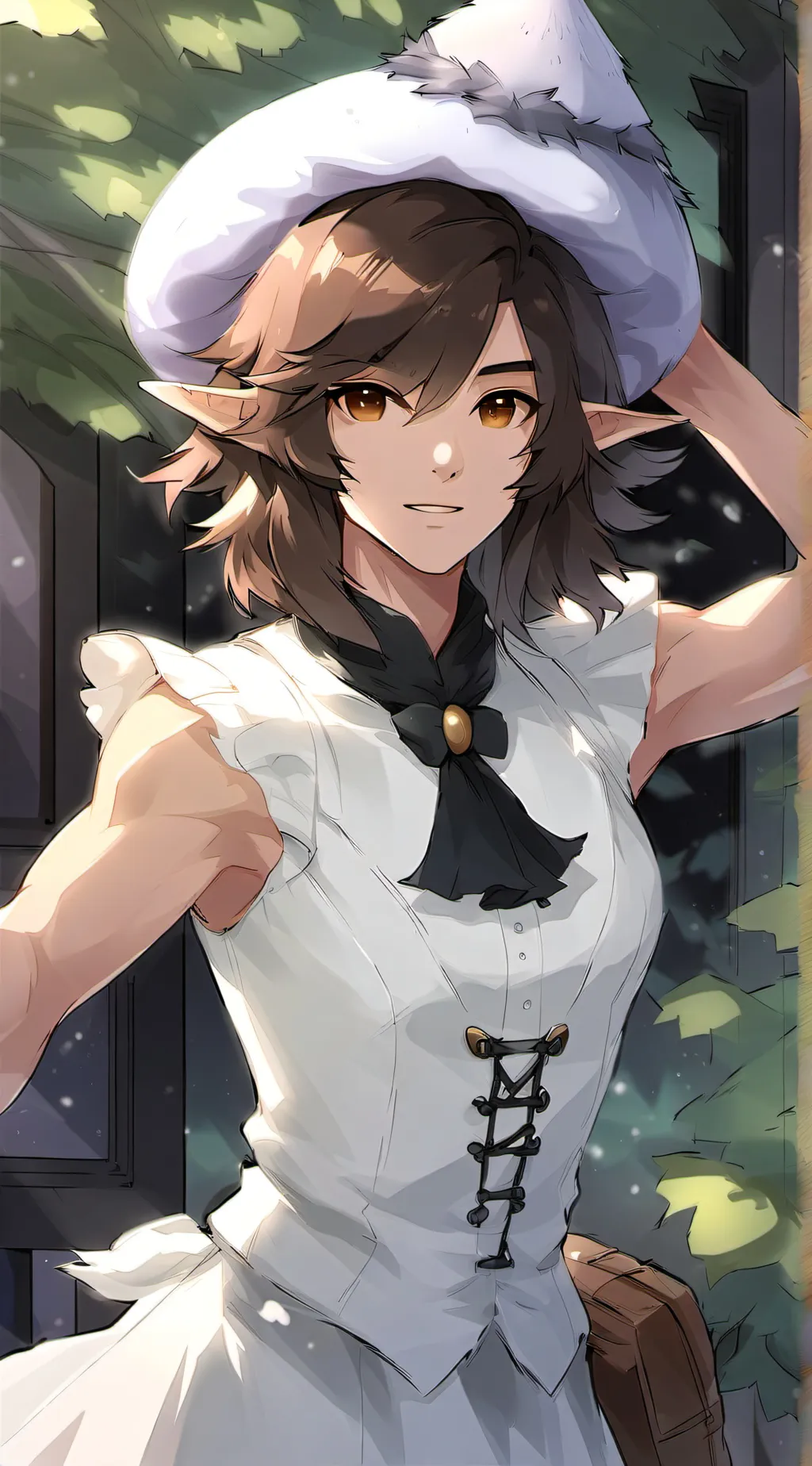 ai character: lucky background