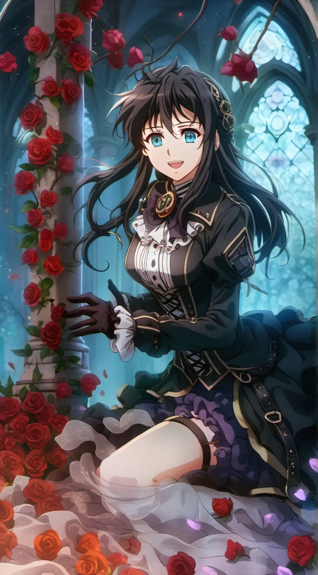 ai character: muichiro tokito  background