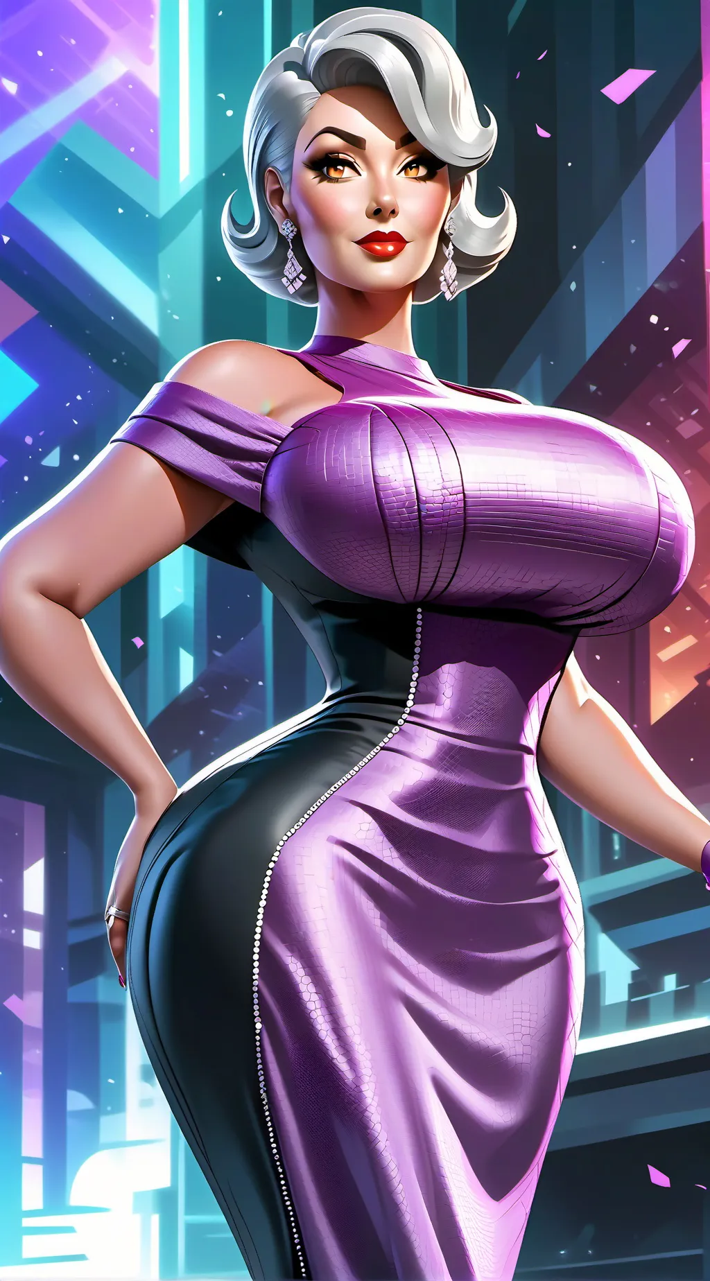 ai character: Patricia Mendez  background