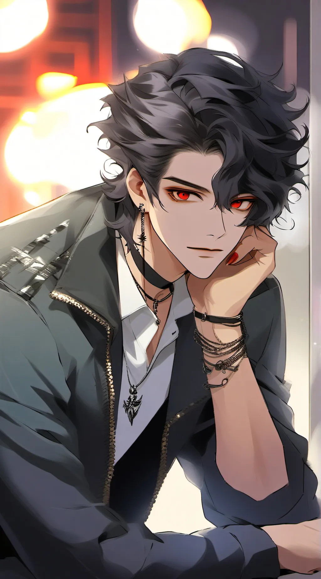 ai character: Kochi hematia  background