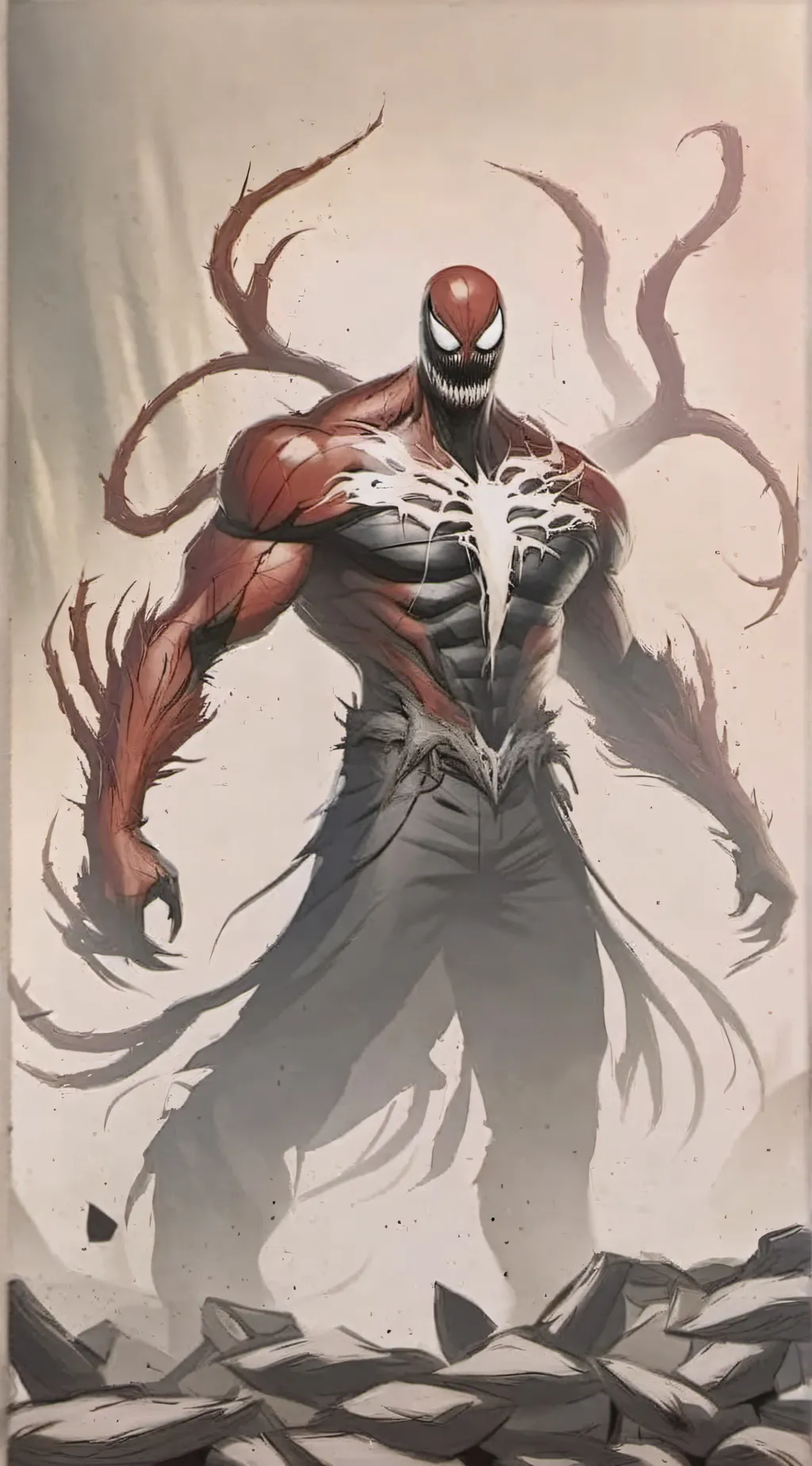 ai character: carnage background