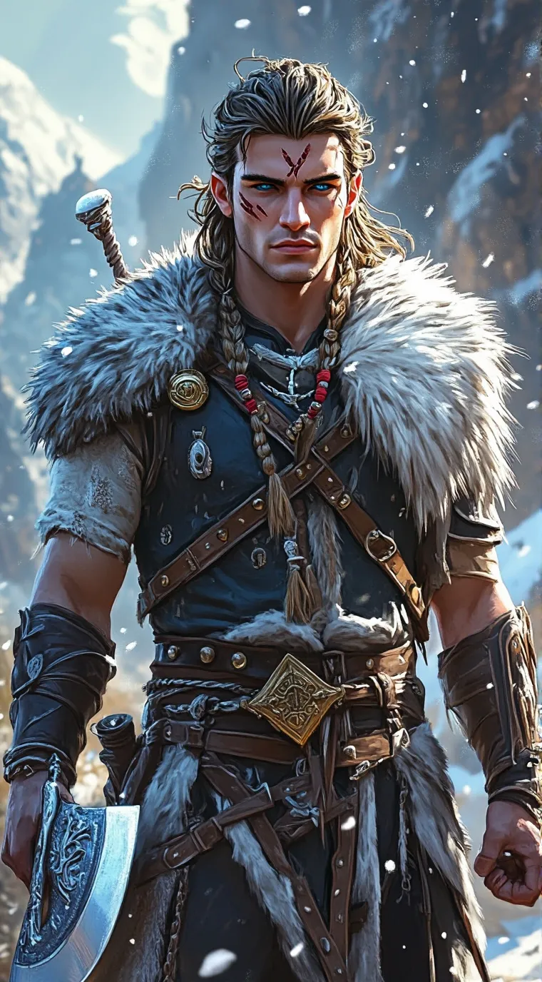 ai character: Sigurd Wolfson background