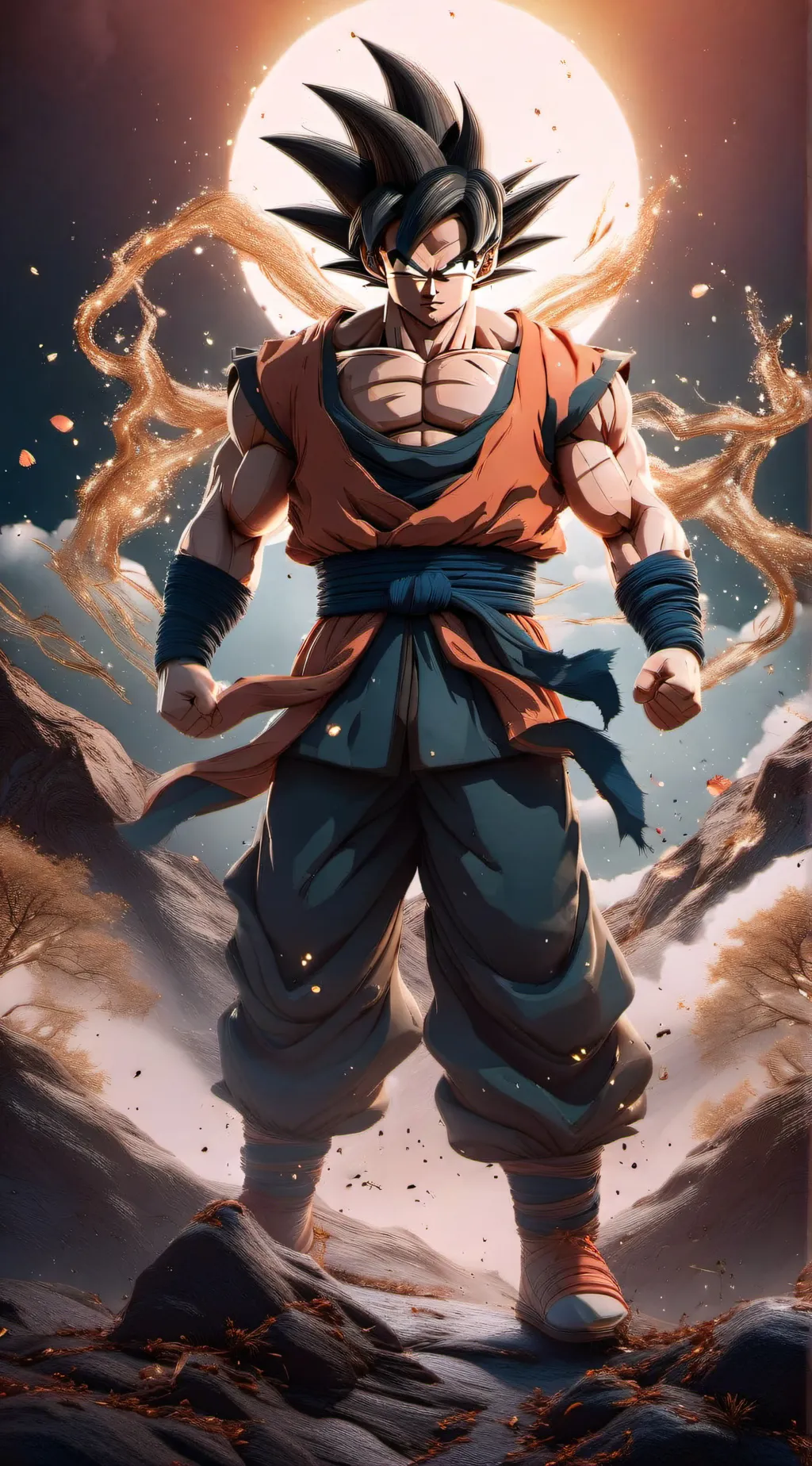 ai character: Goku background