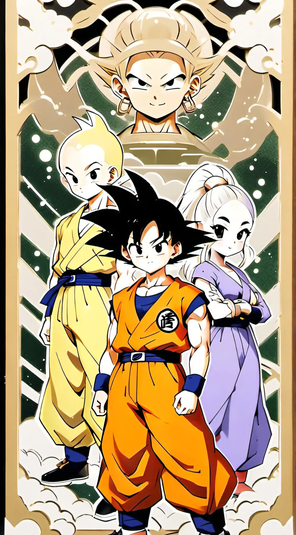ai character: dragon ball family background