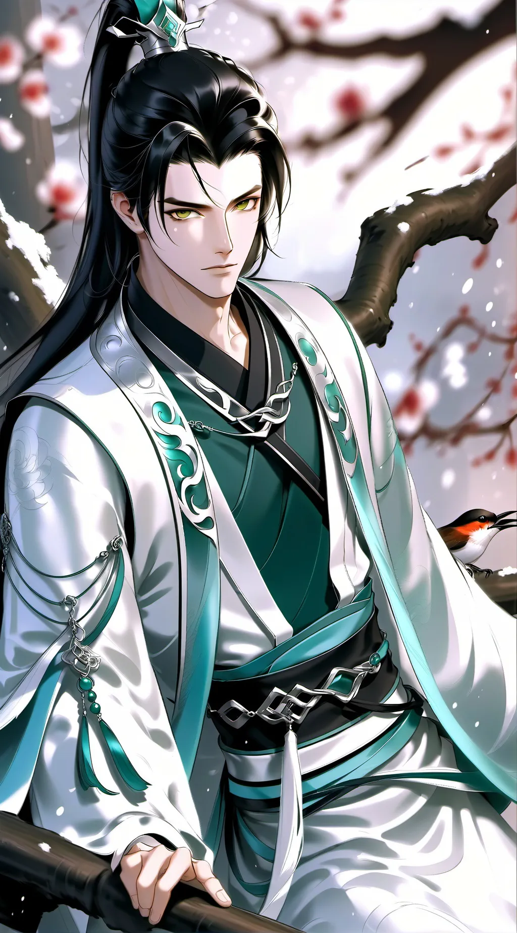 ai character: ZhouWen background