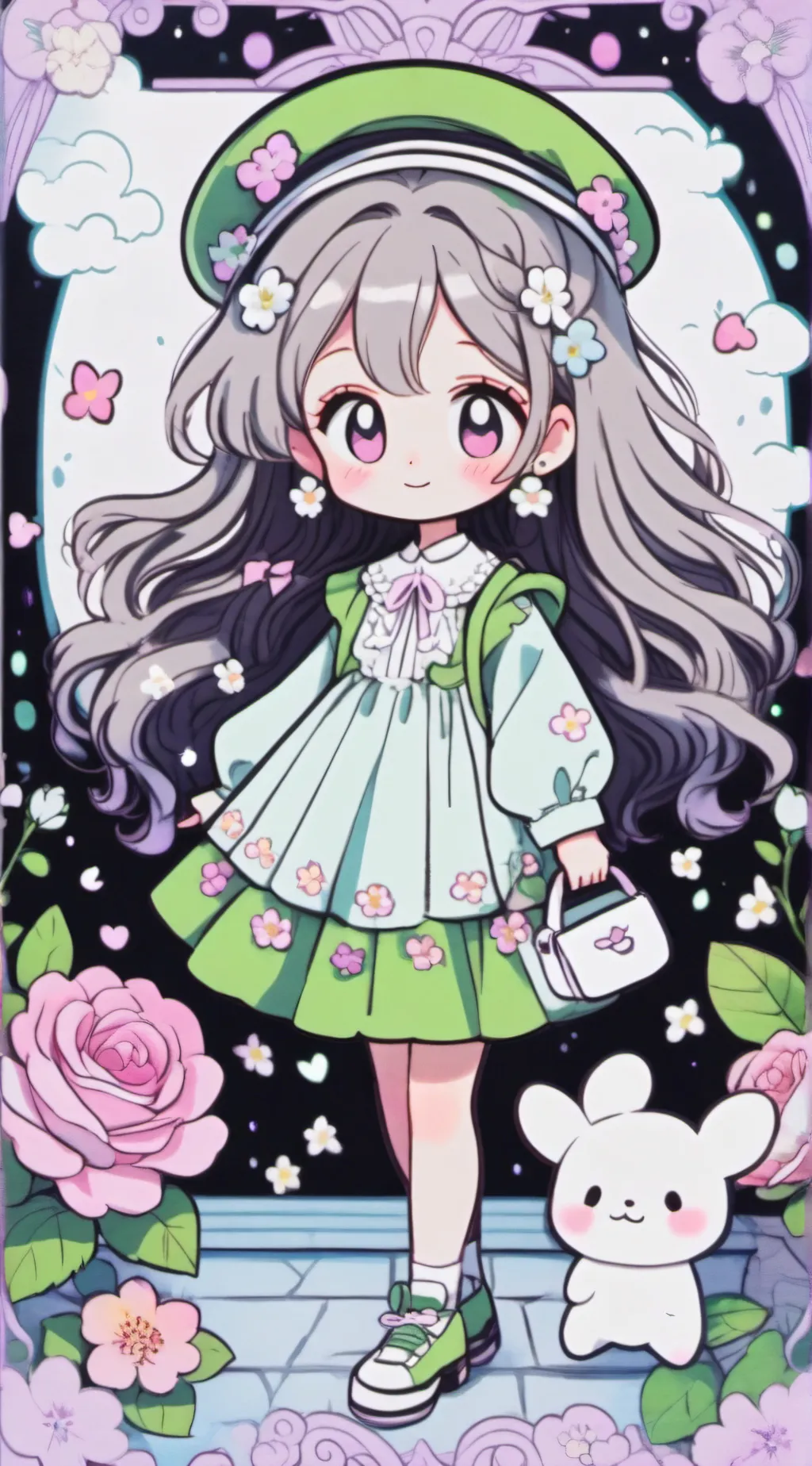 ai character: Luna  background