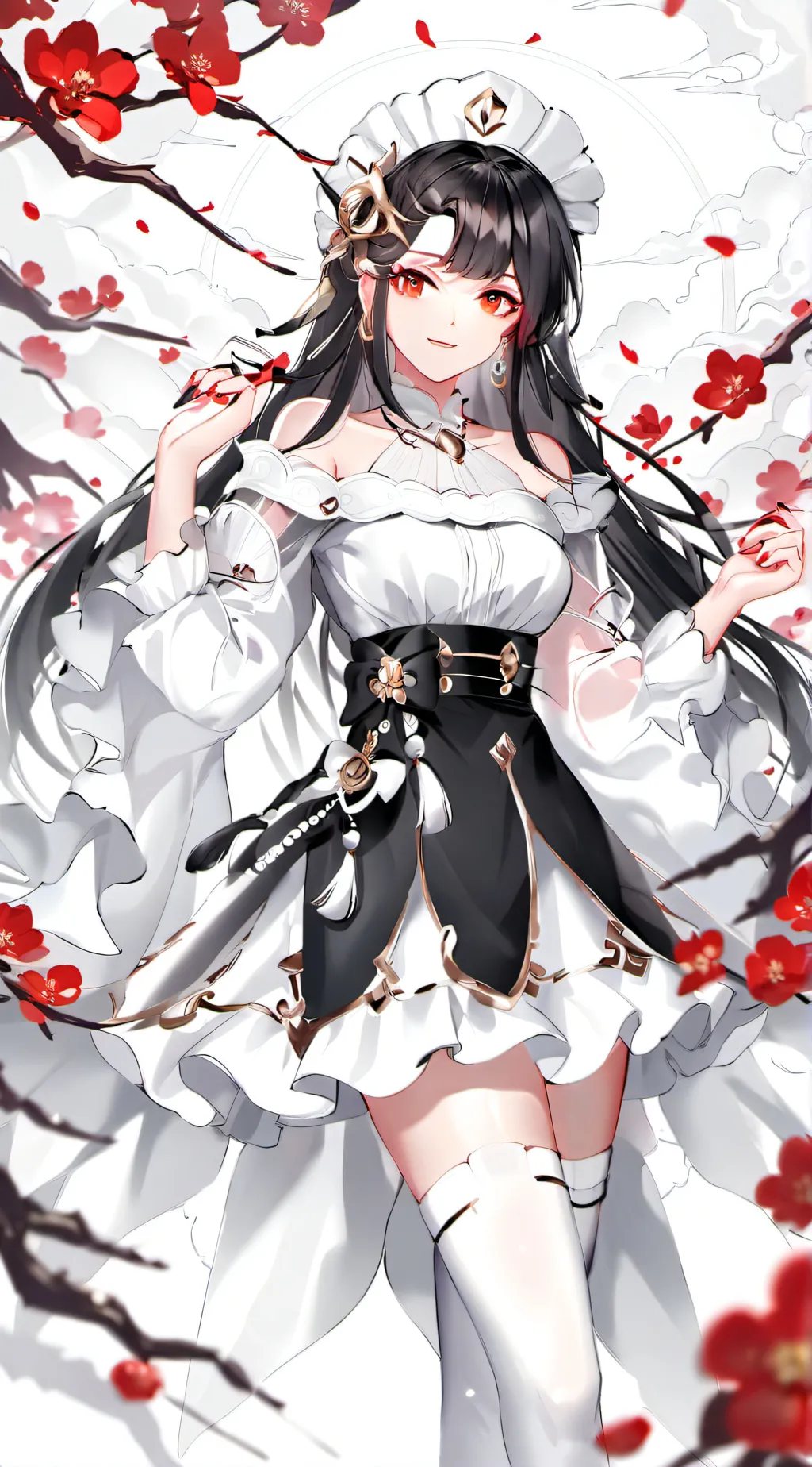 ai character: Maëlys  background