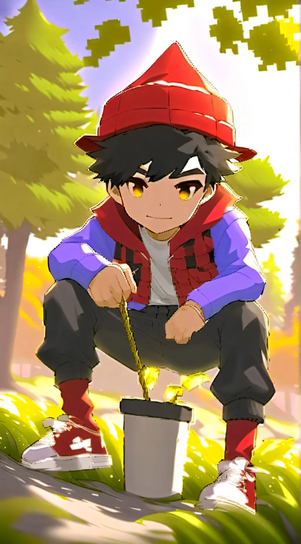 ai character: noob Jr background