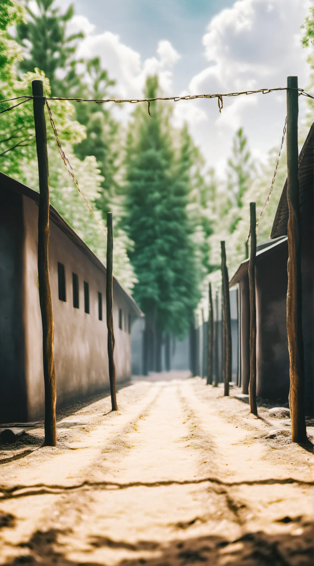 ai character: Concentration Camp background