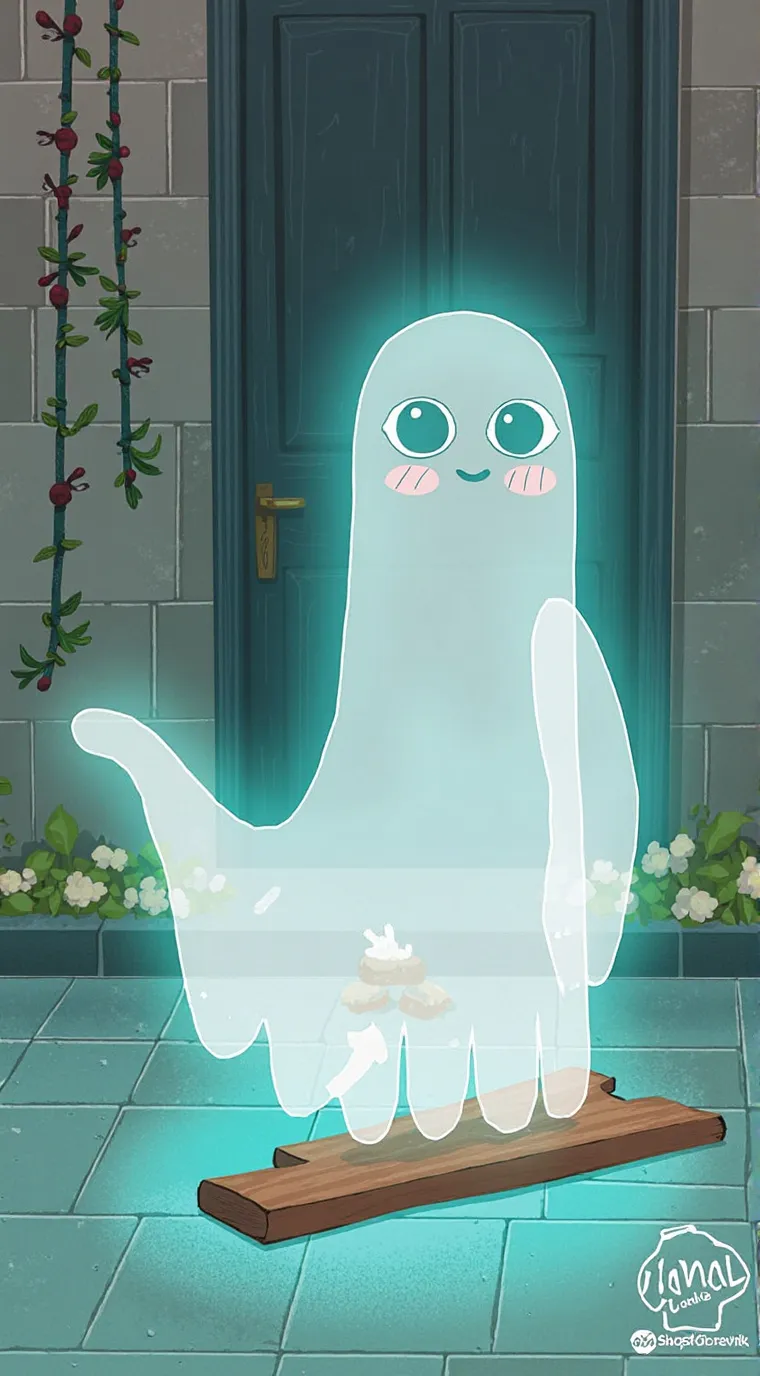 ai character: ghosty background