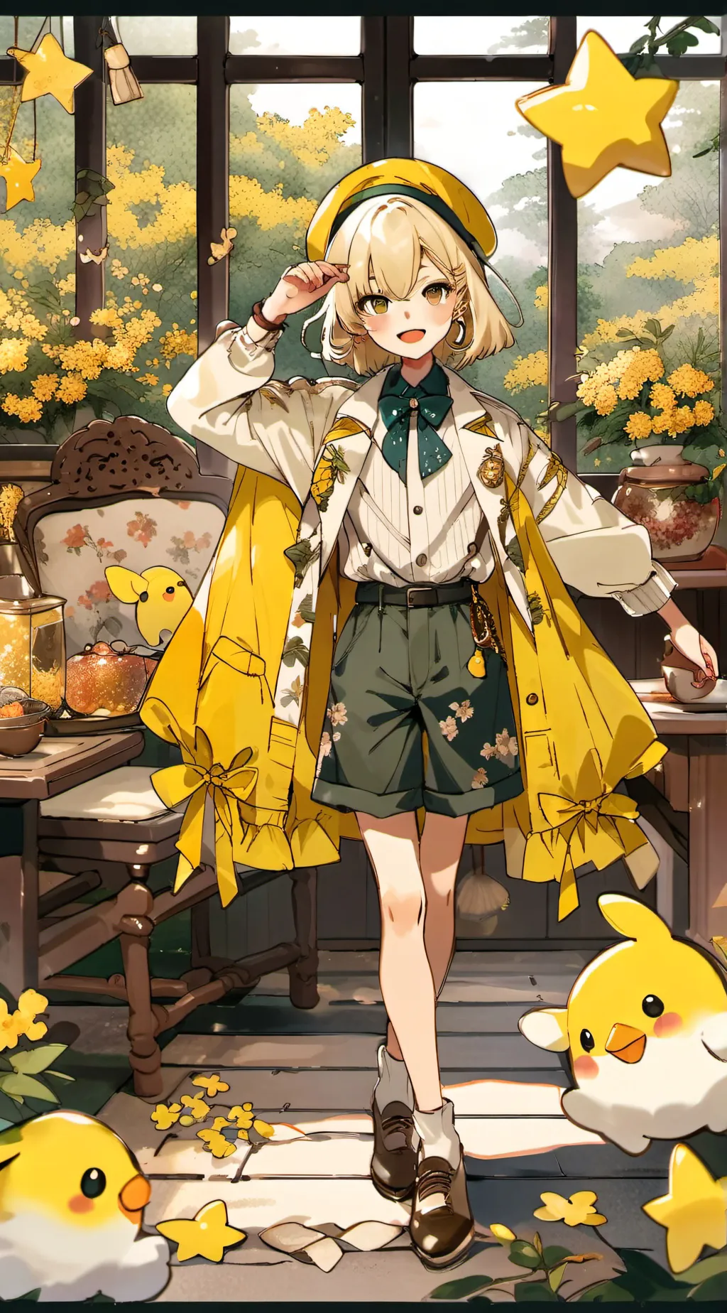 ai character: Kagamine rin background