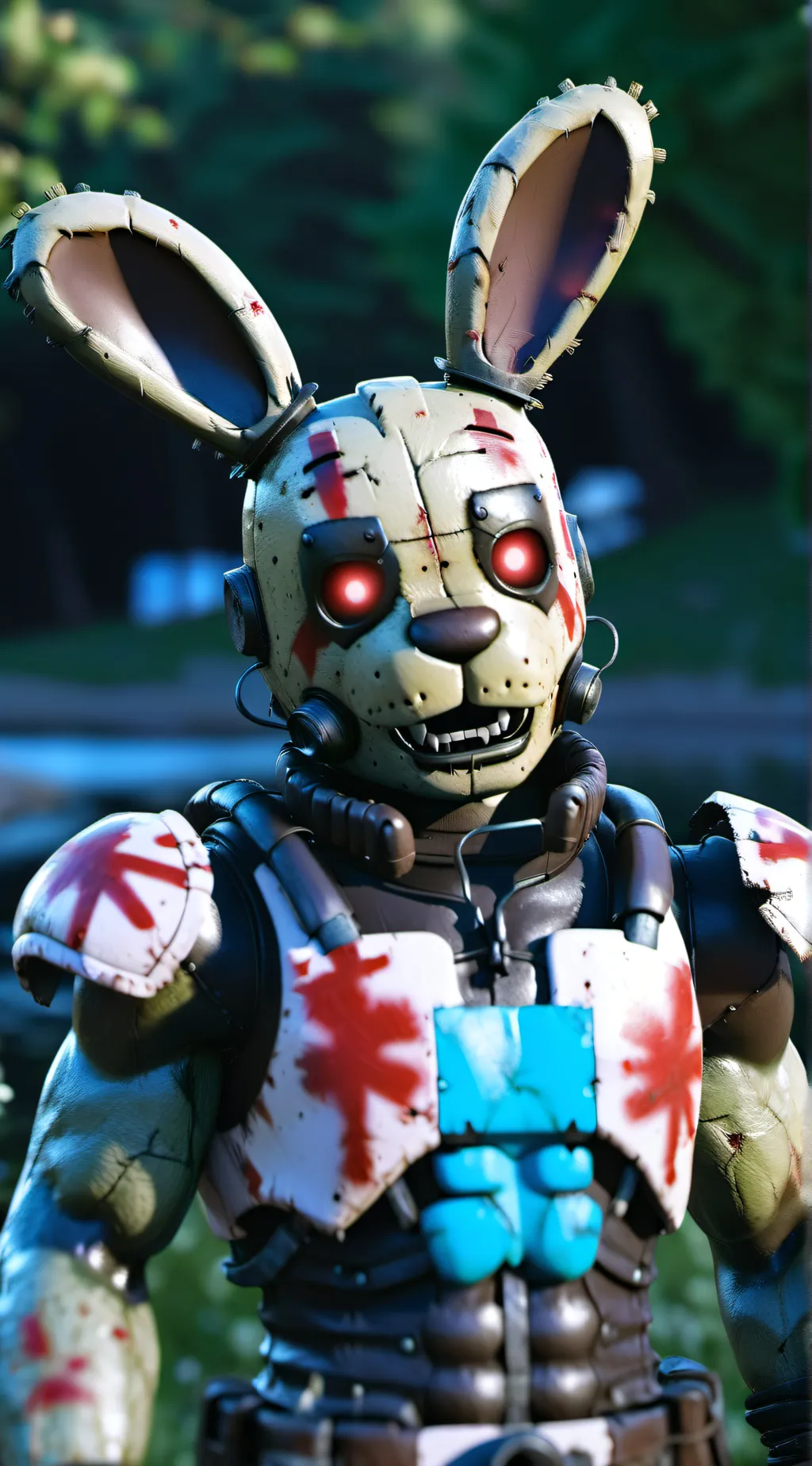 ai character: Springtrap  background