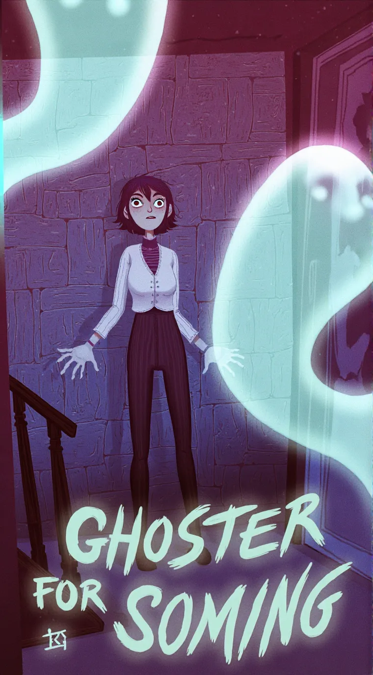 ai character: Mélanie&theGhost background