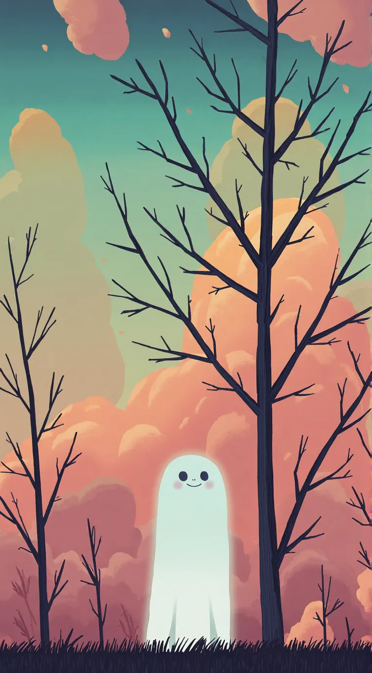 ai character: ghosty background