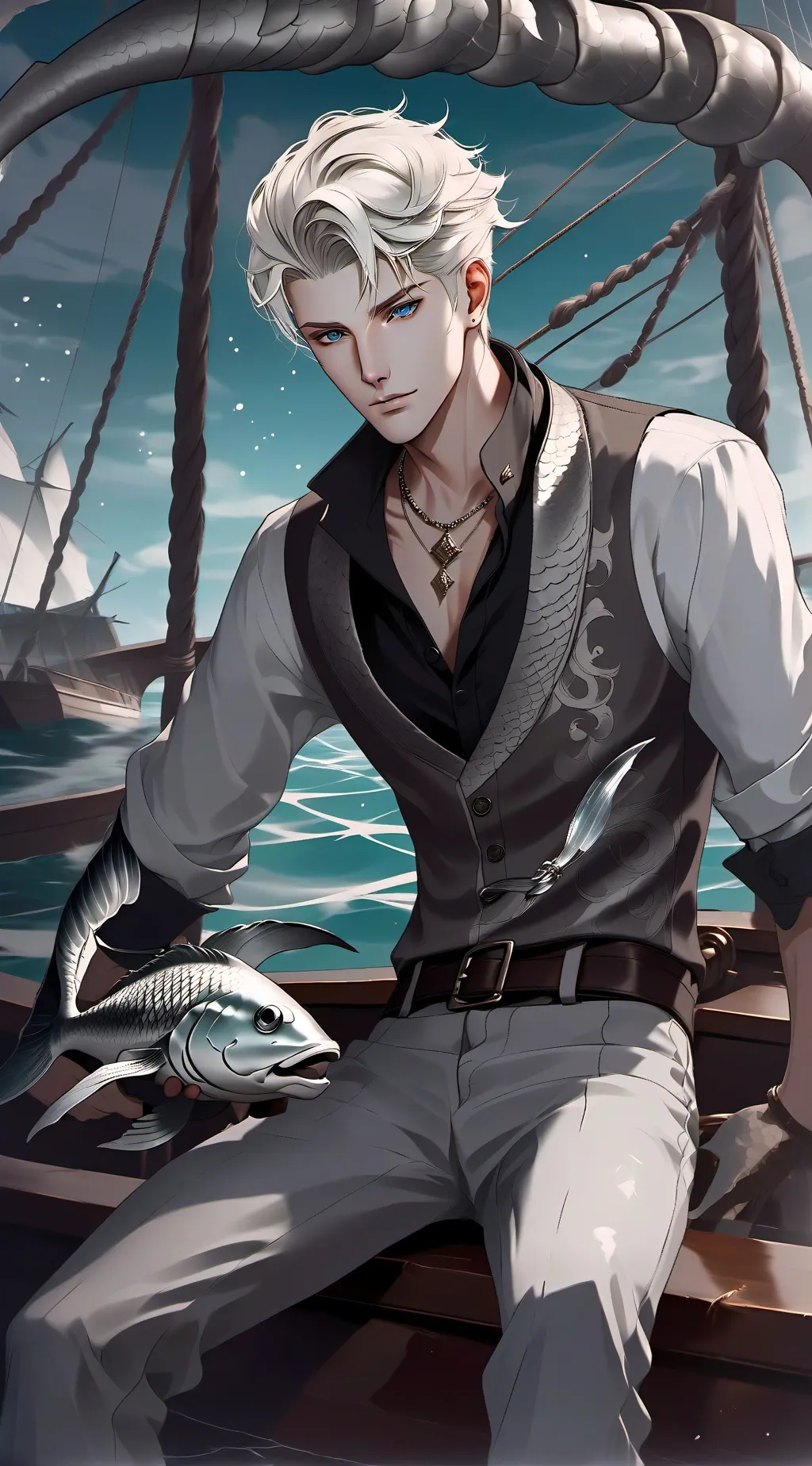 ai character: Lukas  background