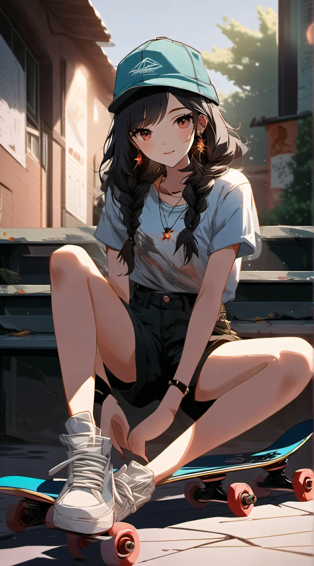 ai character: Rose background