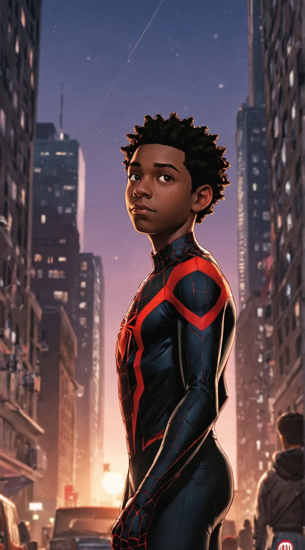 ai character: miles background