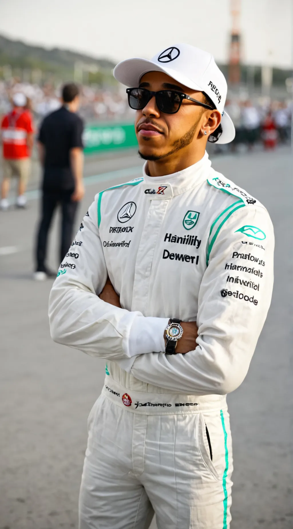ai character: lewis hamilton background
