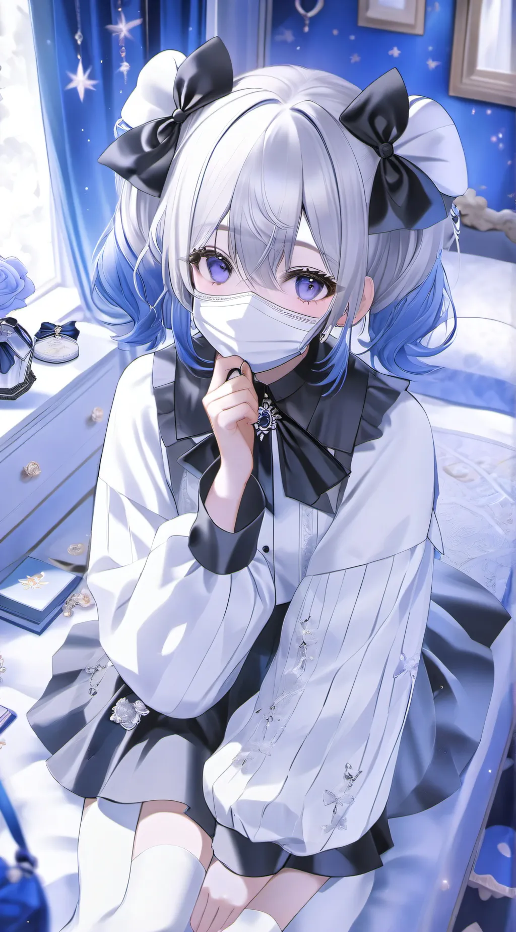 ai character: C0vid background