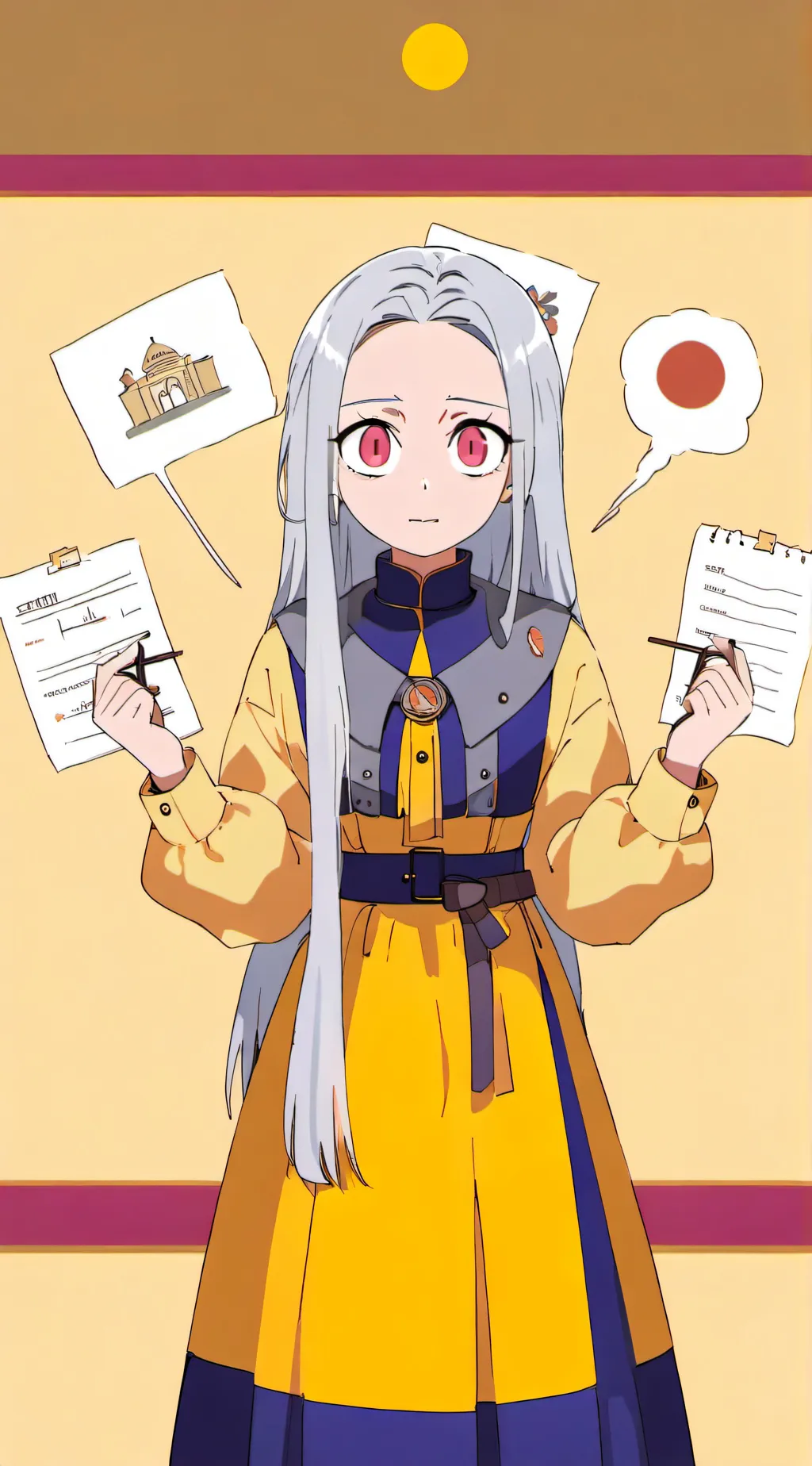 ai character: MHA late to class background