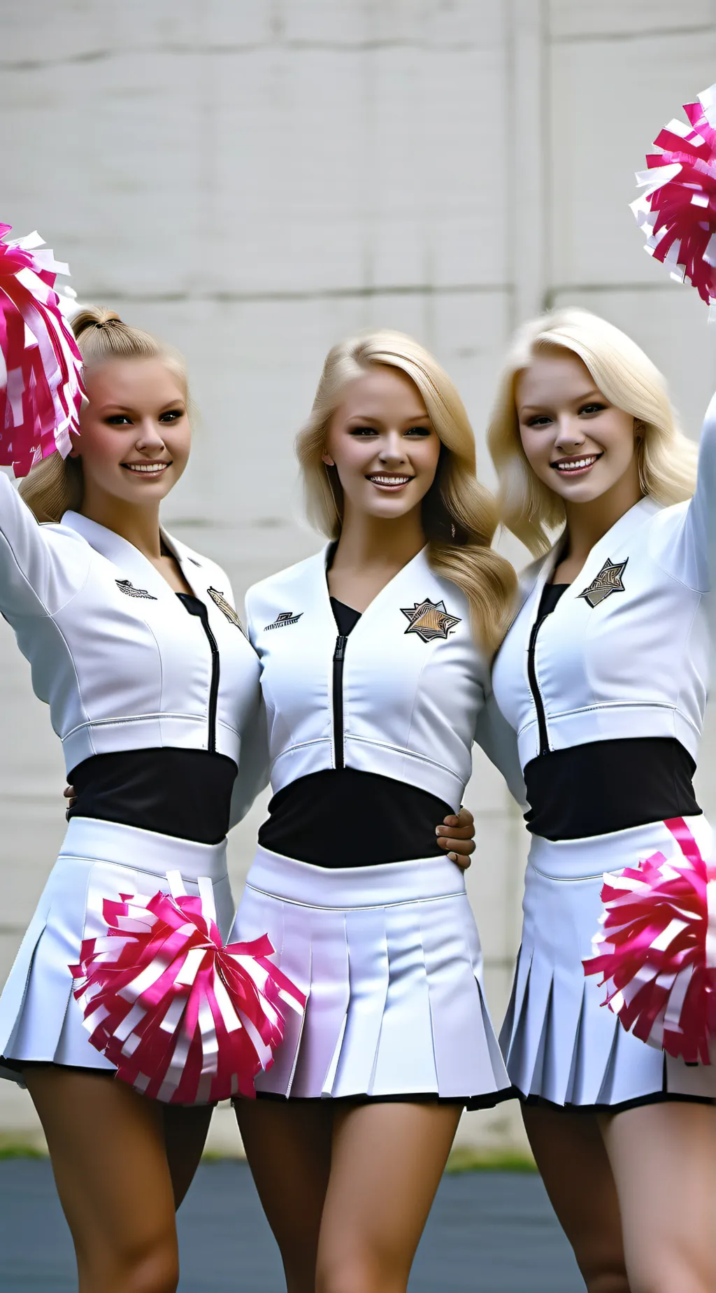 ai character: cheer group! background