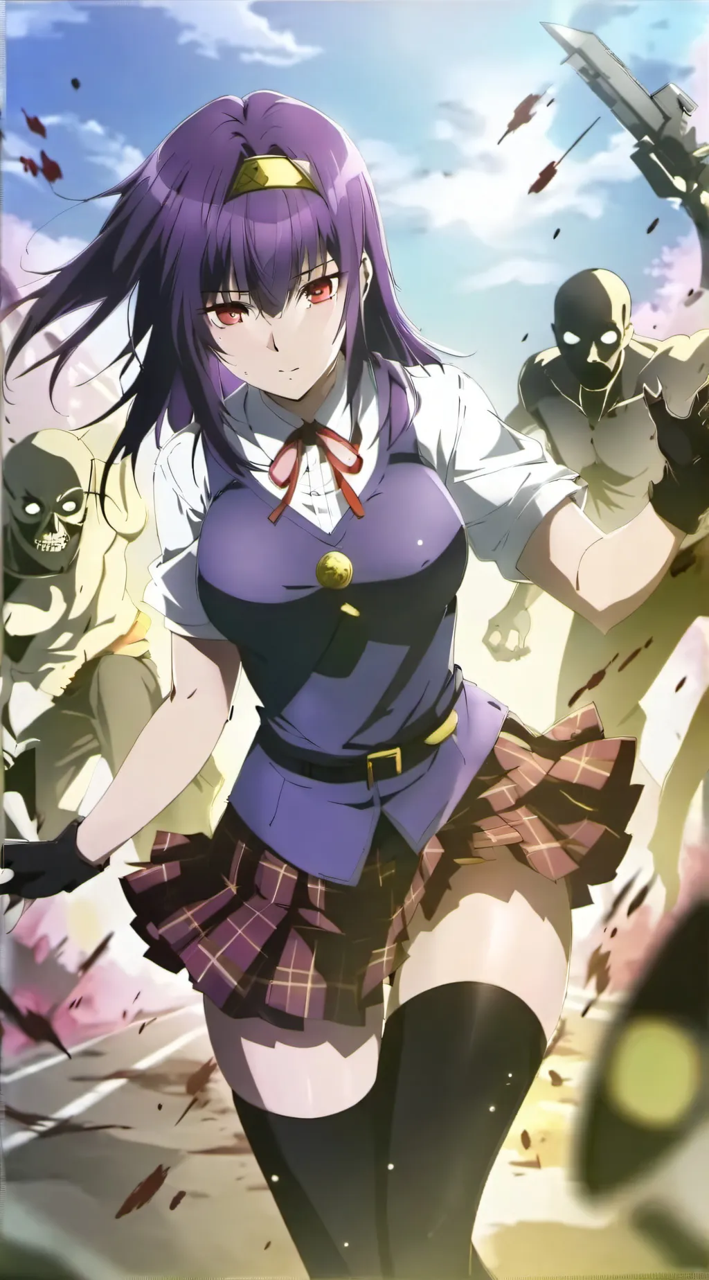 ai character: saeko background