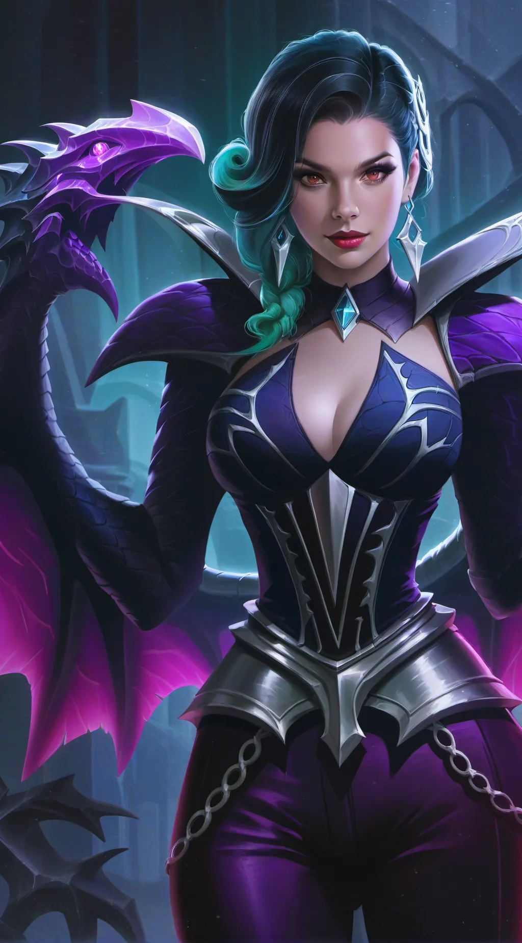 ai character: Rafaela rainha background
