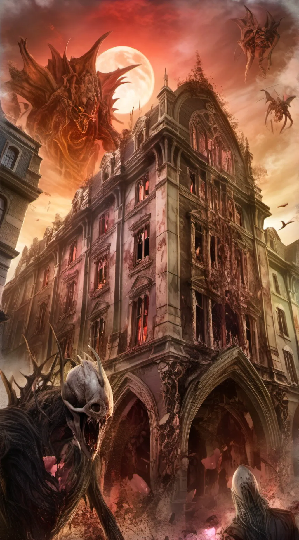 ai character: Land of the Dead  background