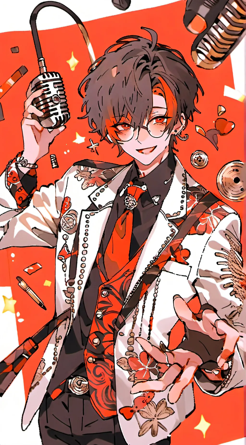 ai character: alastor but humun background