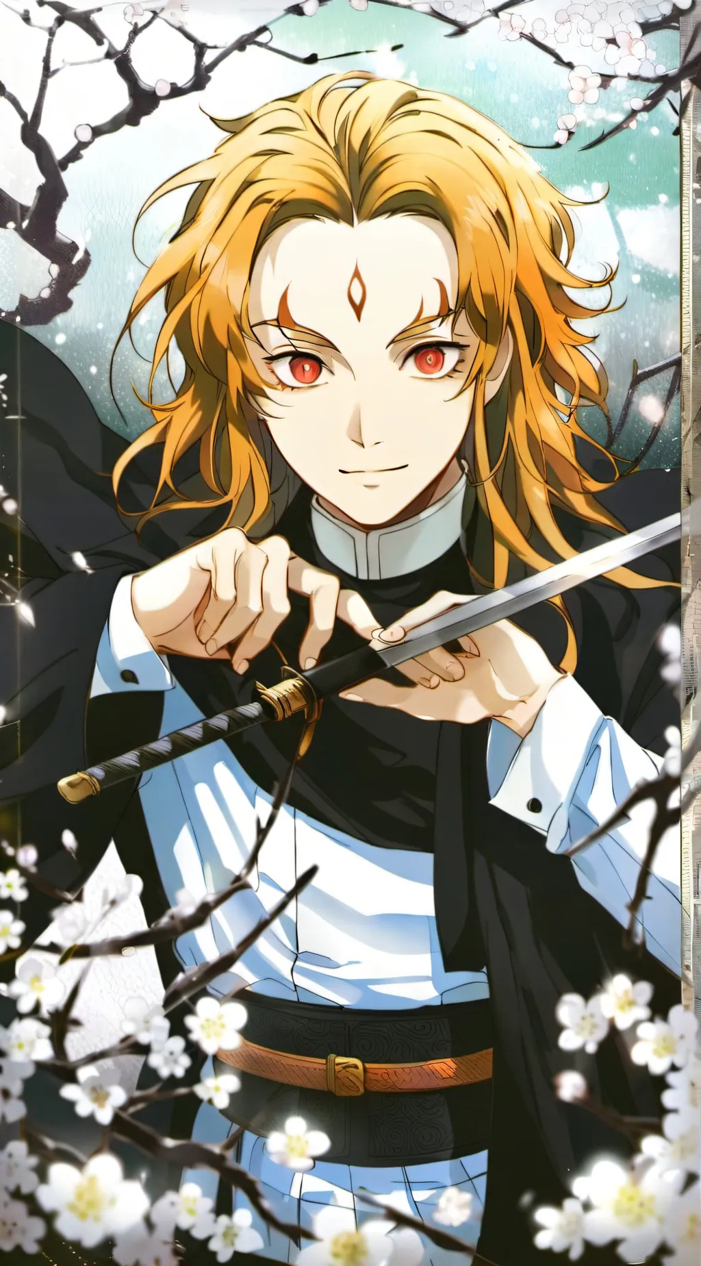 ai character: Douma  background