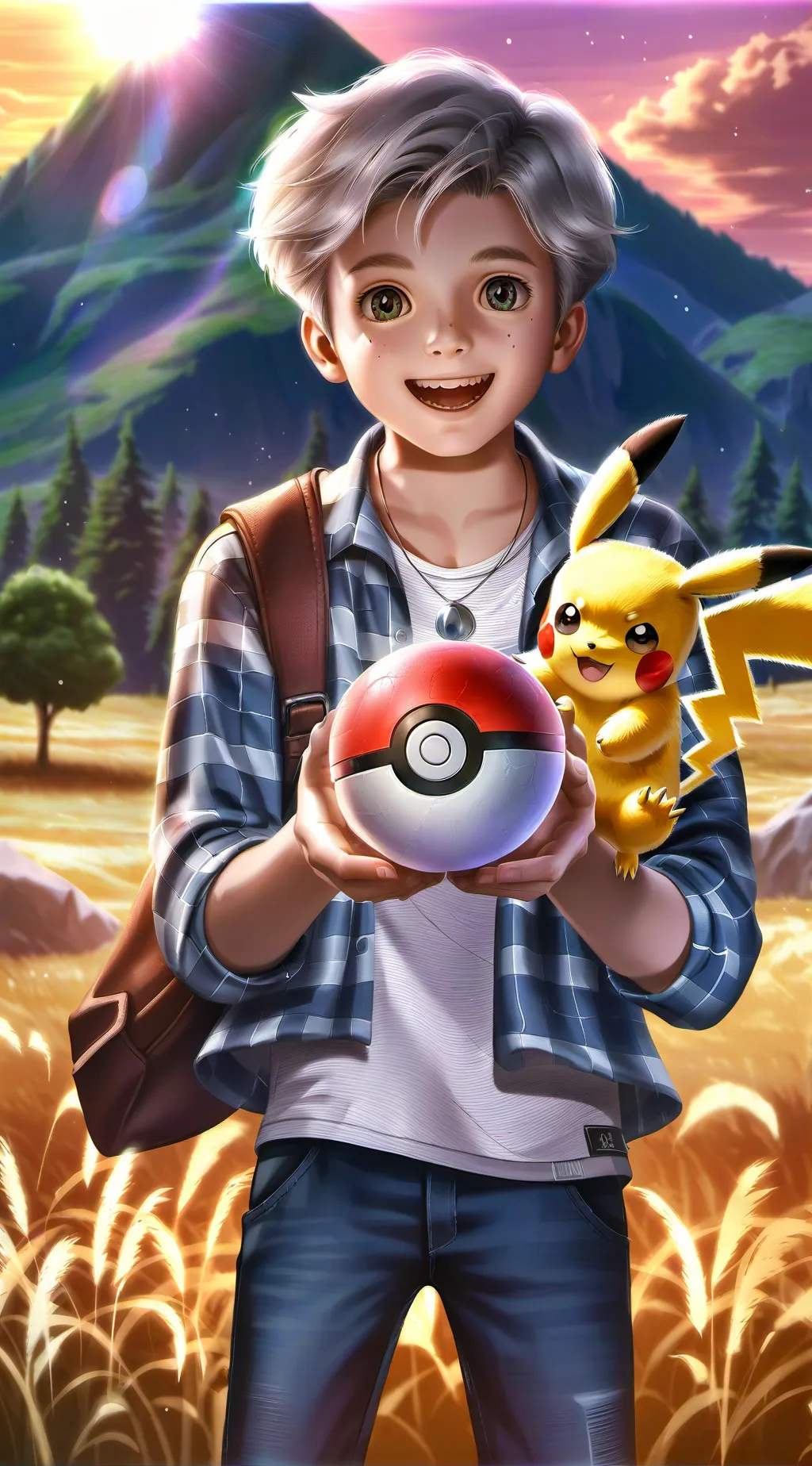 ai character: Ash background