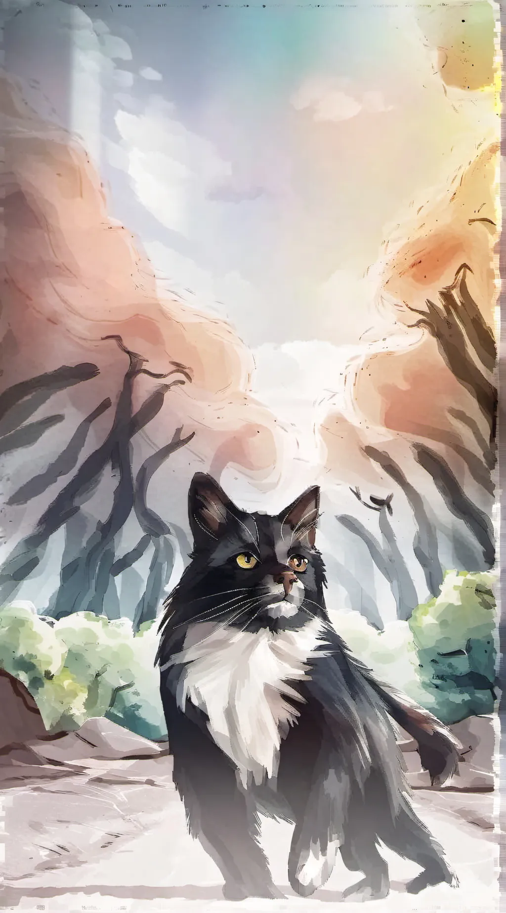 ai character: Sc x Nc background
