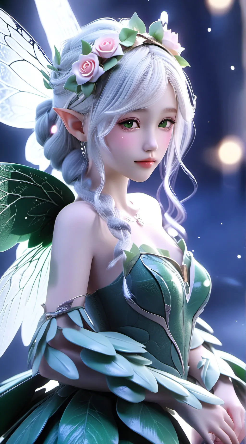 ai character: Fae Queen  background